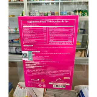 Viên uống Collagen Canadas Eva - Hỗ trợ làm đẹp da, da trắng mịn, hạn chế lão hóa (Hộp 30 viên)