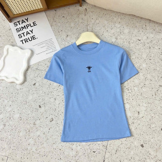 Áo Thun Cổ Tròn Tay Ngắn Thiết Kế Thuê Chữ Tinh Tế Form Baby