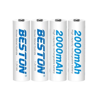 Combo 4 Pin sạc 1.2V Ni-Mh Beston AA 2000mAh