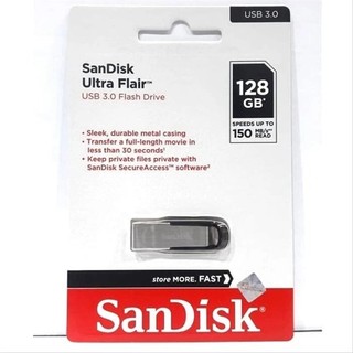 USB 3.0 SanDisk CZ73 Ultra Flair 128GB 150Mb/s (Bạc)