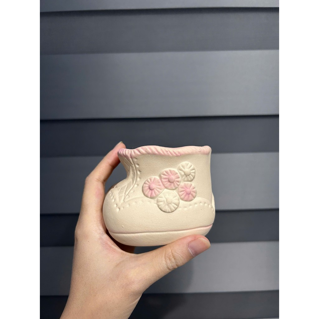 Chậu Trồng Sen Đá, Chậu Trồng Sen Đá Gốm Sứ Vintage, Chậu Cây Mini Decor Xinh Xắn