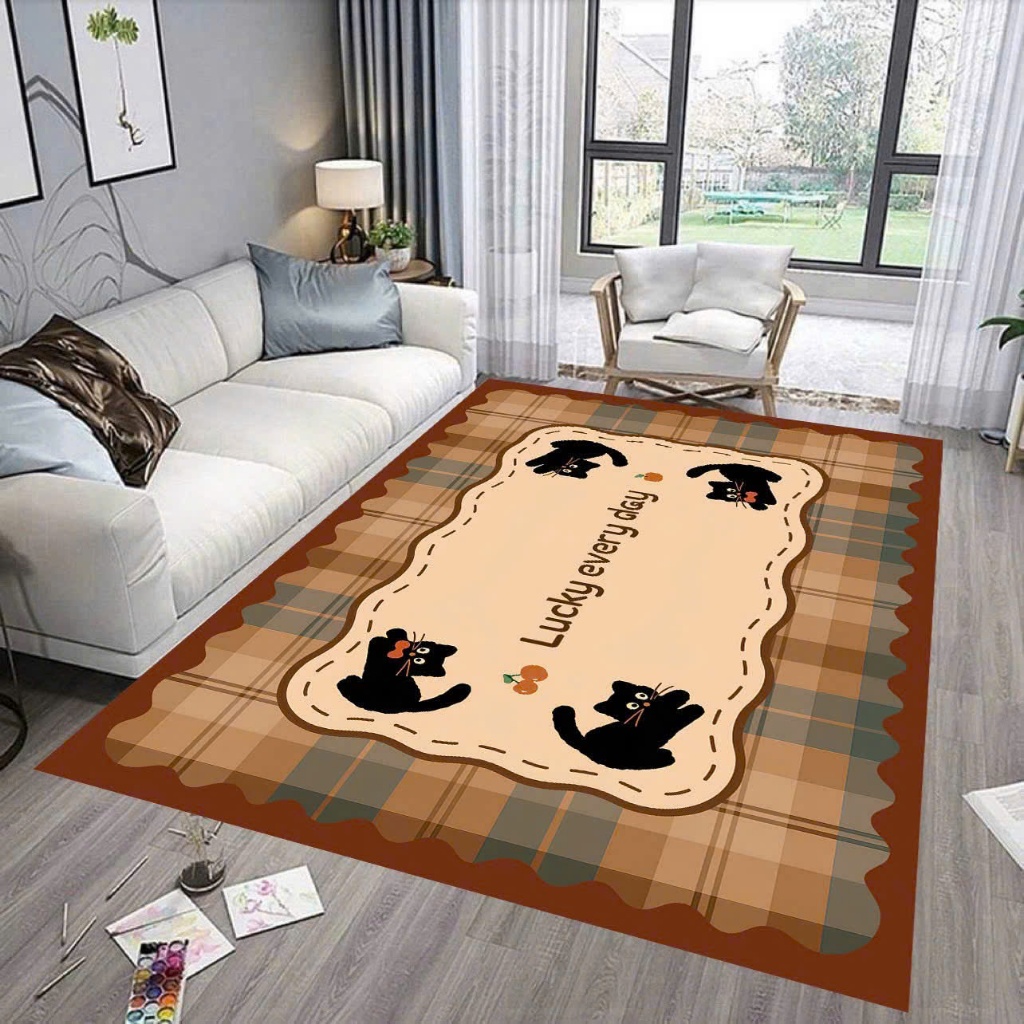 Thảm Lì Bali 5D - Thảm Trải Sàn Cao Cấp - Size 2m3x1m6 - Nhà Shy Home Decor