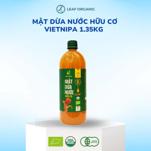 Mật dừa nước cô đặc hữu cơ VIETNIPA - 1.35kg - Dạng mật cô đặc - 💯tự nhiên không biến đổi gen