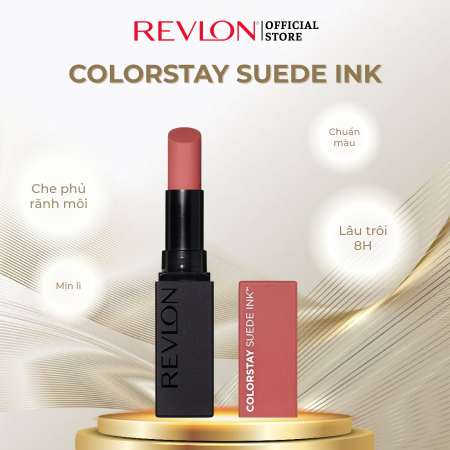 Son Môi Lâu Phai Revlon ColorStay Suede Ink Mịn Lì Như Nhung (2.55g)