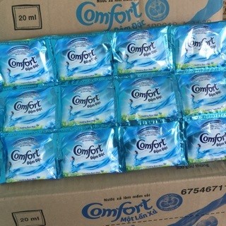 Dây nước xả Comfort Thiên nhiên thanh khiết hương  Comfort hương Ban Mai 10 gói x 18ml
