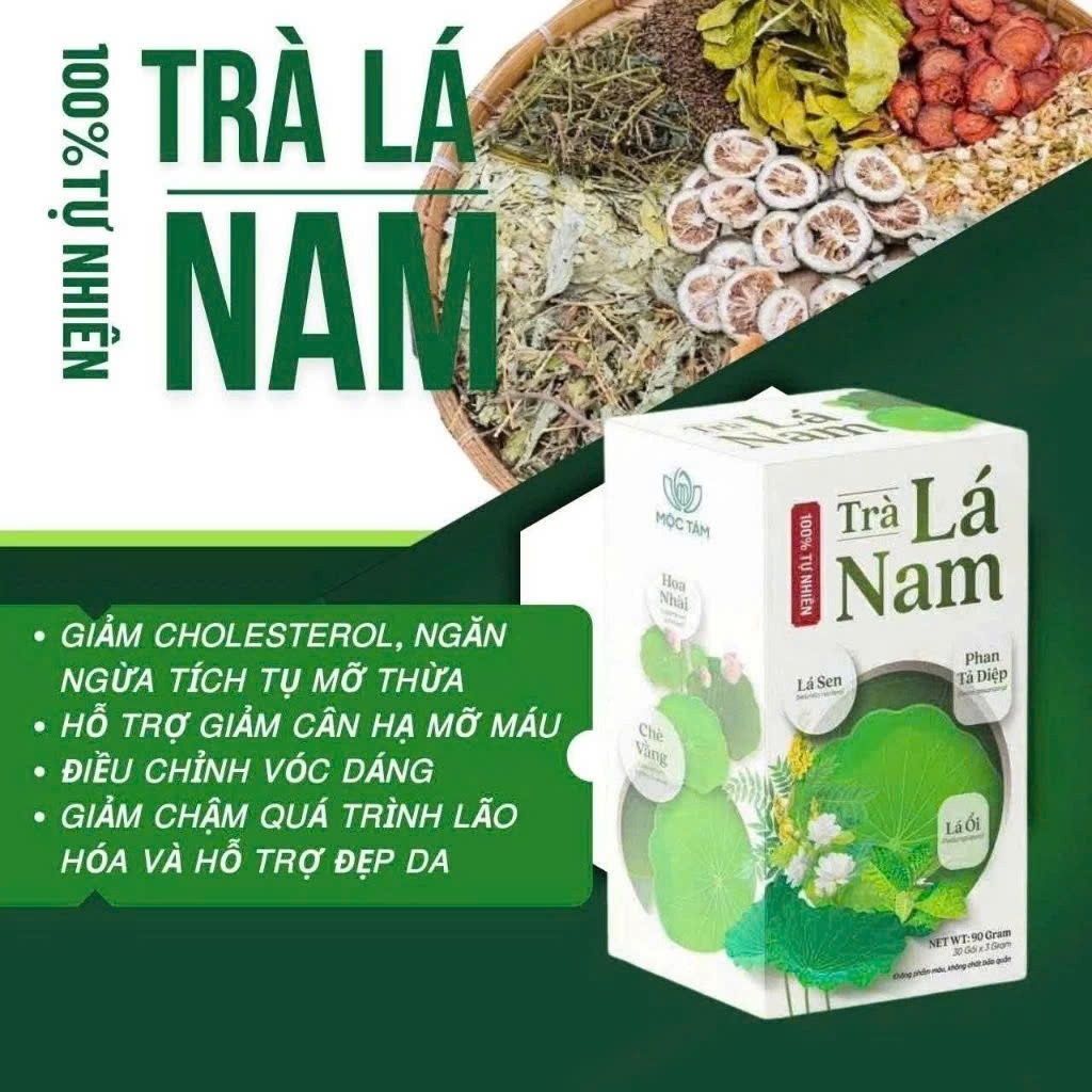 ✅ [Chính Hãng] Trà Lá Nam 6 Vị Hộp 30 Gói ✅ Trà giảm cân phan tả diệp lá ổi lá sen giữ dáng đẹp da thanh lọc cơ thể