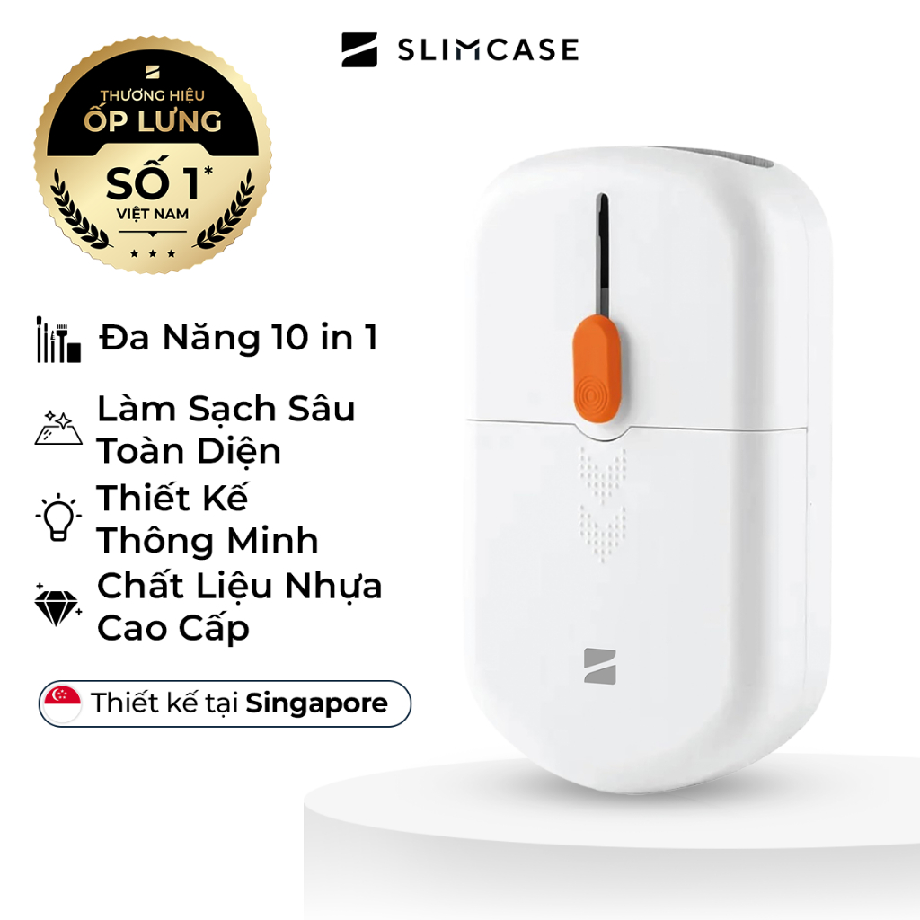 Bộ Kit vệ sinh thiết bị điện tử Slimcase nhỏ gọn , 10 trong 1