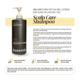 Dầu gội xả Rosemine Repair 1000ml - Phục hồi, làm phồng tóc, ngăn gãy rụng MP0871