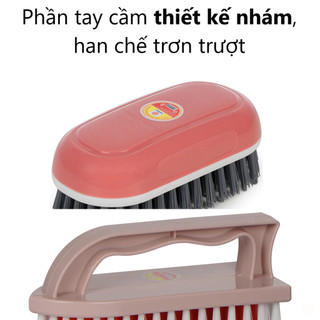 Bàn chải chà quần áo giày dép có tay cầm Việt Nhật đa năng ms: 5856 #A10