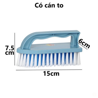 Bàn chải chà quần áo giày dép có tay cầm Việt Nhật đa năng ms: 5856 #A10
