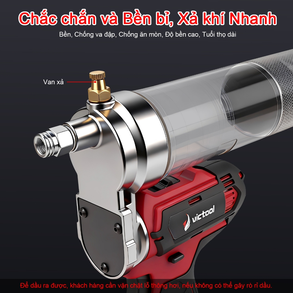 Thân bơm mỡ pin 12000PSI,máy bơm mỡ pin dùng 21V,súng bơm mỡ pin cầm tay,thân bơm mỡ điện 600CC
