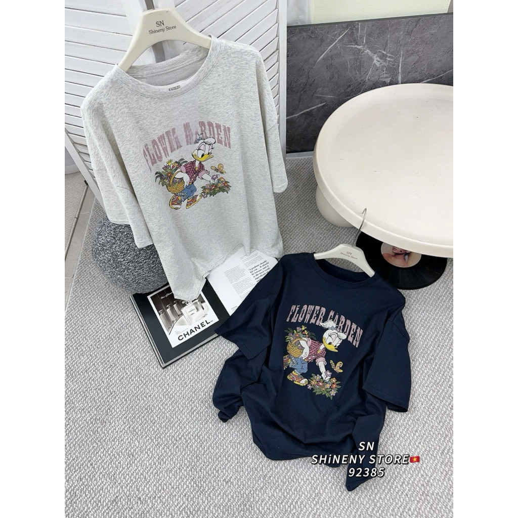 [𝐒𝐮𝐙𝐲] Áo Thun Vịt OVERSIZE QCCC (>52kg 1m58 Trở Lên)