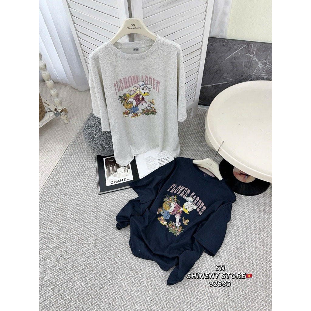 [𝐒𝐮𝐙𝐲] Áo Thun Vịt OVERSIZE QCCC (>52kg 1m58 Trở Lên)