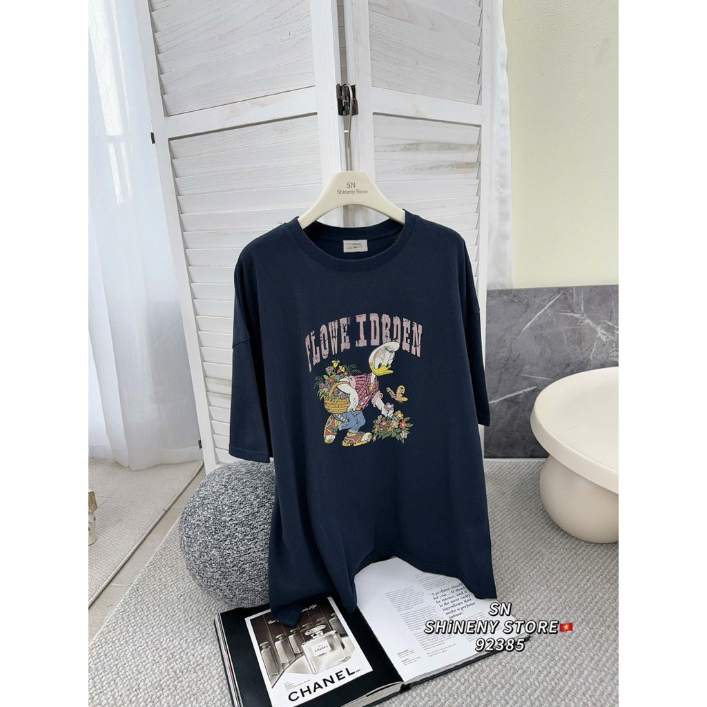 [𝐒𝐮𝐙𝐲] Áo Thun Vịt OVERSIZE QCCC (>52kg 1m58 Trở Lên)