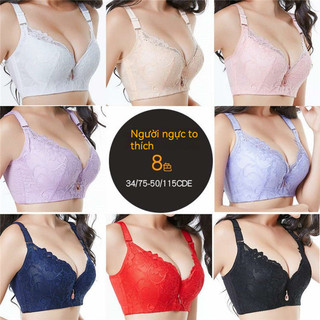 Set Áo Lót Size Lớn Có Gọng - Nâng Ngực Đẹp Tự Nhiên, Ôm Sát Thoải Mái - Đệm Mỏng Nhẹ Hàng Ngày