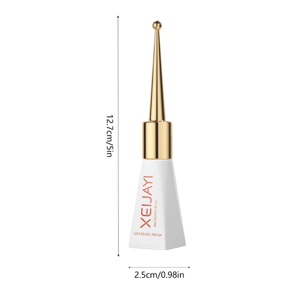 XEIJAYI 10ml - Sơn móng tay dạng gel màu tím đậm, bền màu và rực rỡ, thích hợp cho salon và tự sơn móng tay tại nhà.