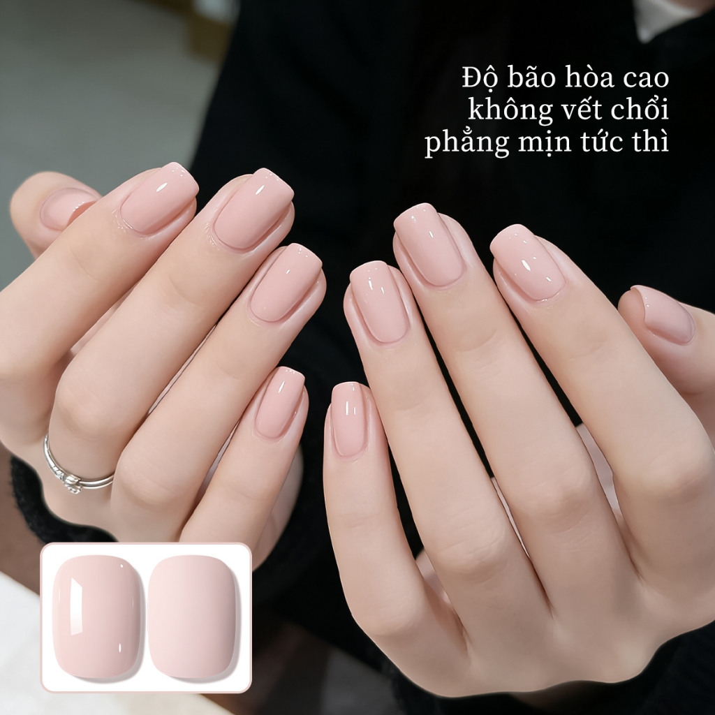 XEIJAYI 10ml - Sơn móng tay dạng gel màu hồng nhạt thời trang, phù hợp cho salon và sử dụng hàng ngày.