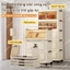 SUNNY Tủ Nhựa Đựng Trong Suốt Làm Dày Tủ Bếp Đa Năng Công Suất Lớn Tủ Đựng Đồ Có Bánh Xe Giá Đựng