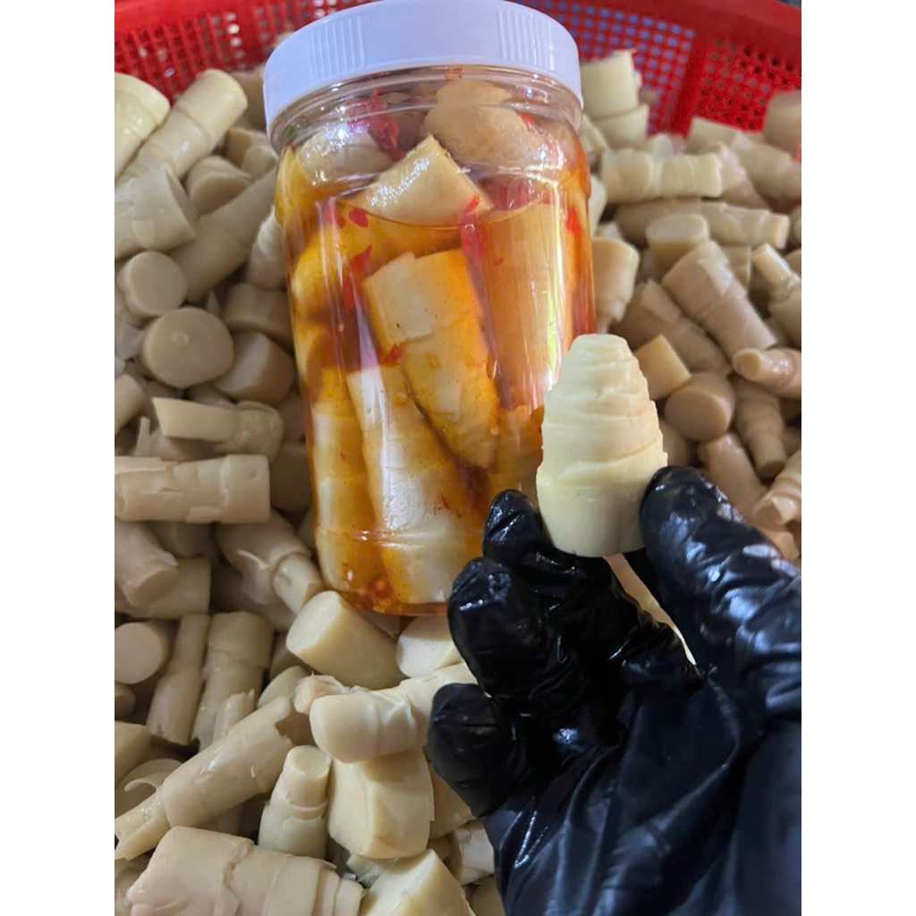 combo 1 măng trúc + 1 măng le - chua cay ngọt - đường + muối + ớt ( 1kg8 - 2kg ) bảo quản ngăn mát được 1 -2 tháng