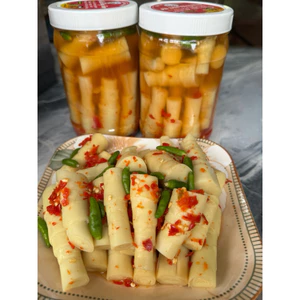 combo 1 măng trúc + 1 măng le - chua cay ngọt - đường + muối + ớt ( 1kg8 - 2kg ) bảo quản ngăn mát được 1 -2 tháng