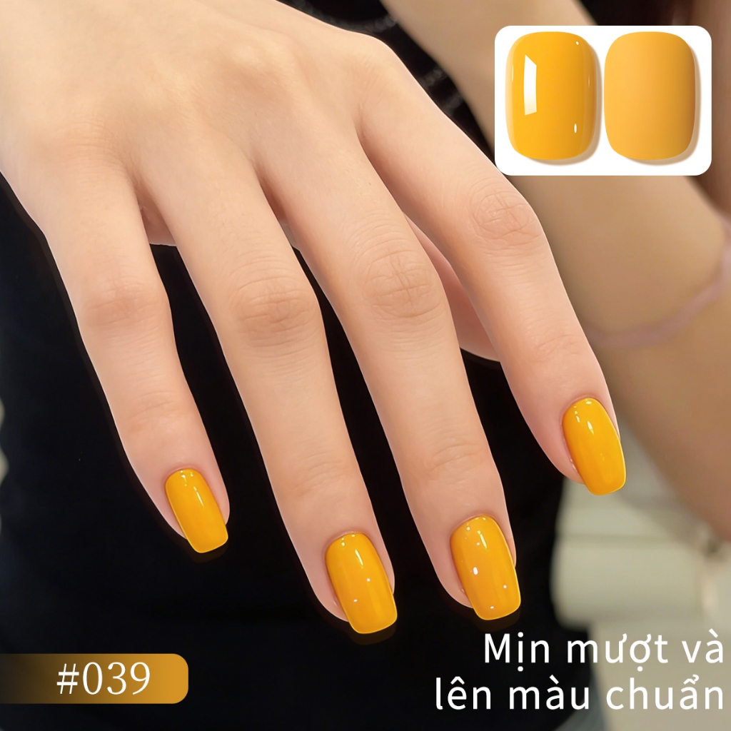XEIJAYI 10ml-Sơn móng tay dạng gel màu vàng xoài mới, thích hợp sử dụng tại salon và cho mọi tông da