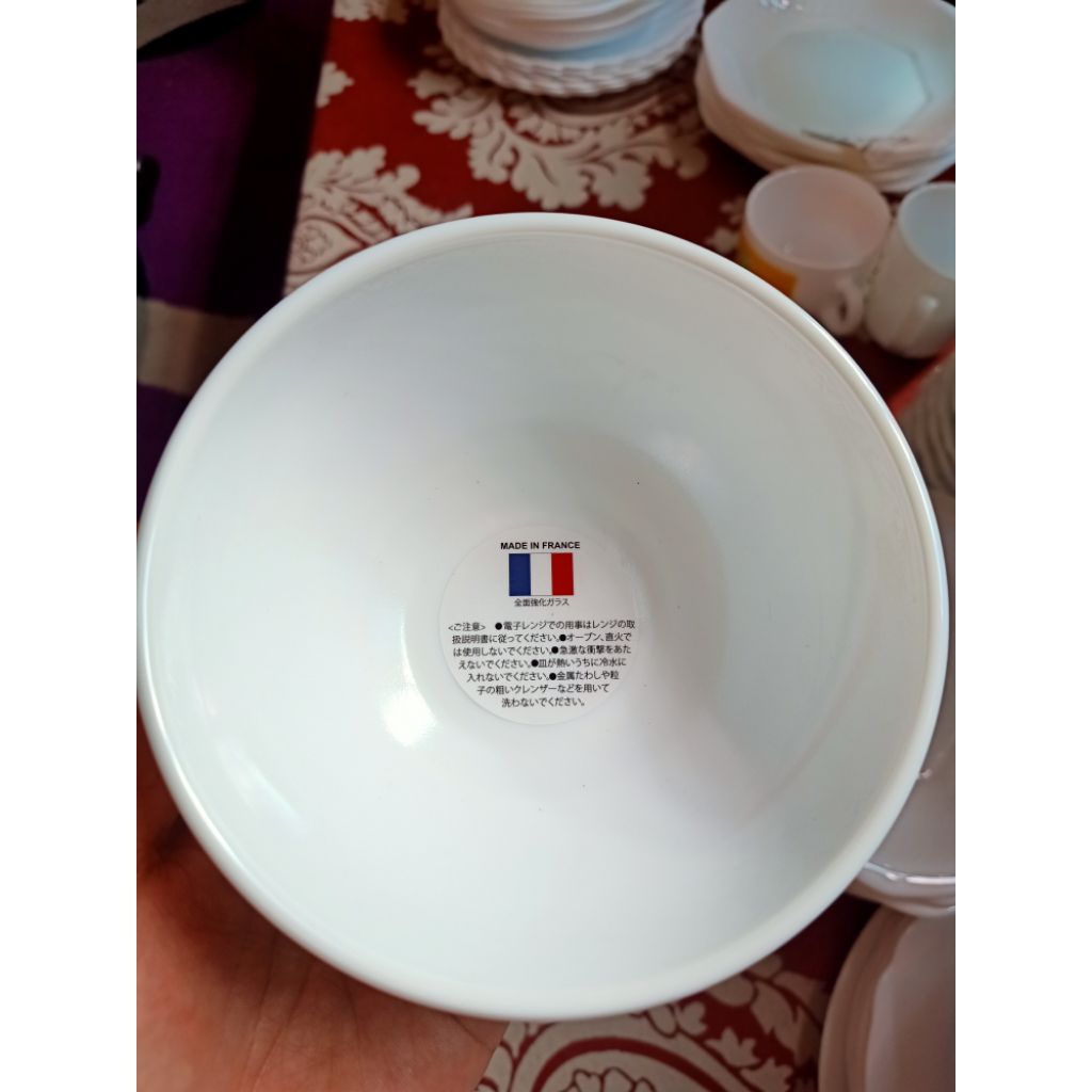Bát ăn cơm sứ Pháp size 12x7cm dày đẹp. | BigBuy360 - bigbuy360.vn