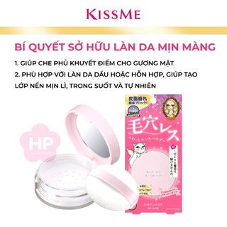 Phấn Phủ Che Khuyết Điểm Kissme Heroine Make Poreless Keep Loose Powder (Dạng Bột - Màu Hồng Da 01)