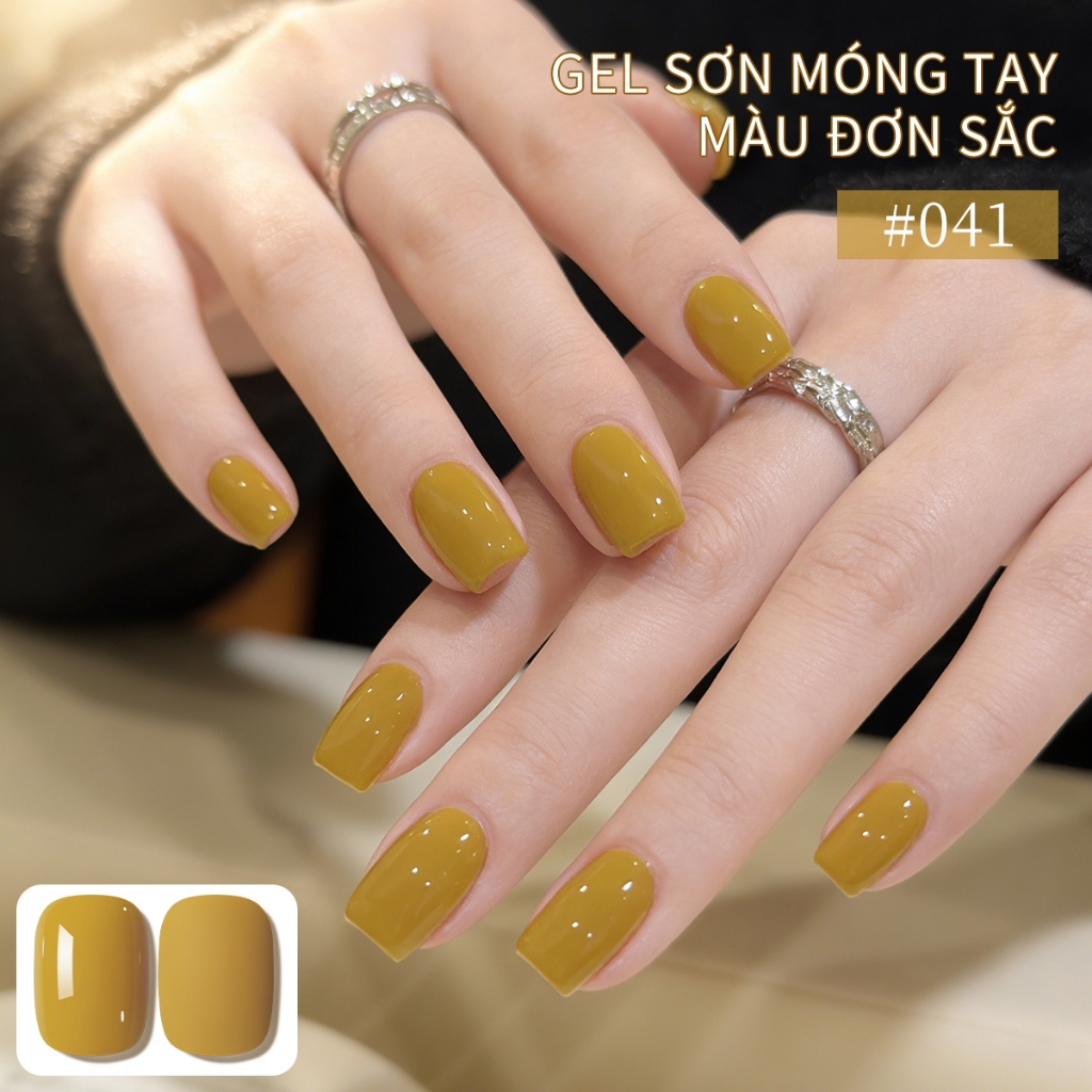 XEIJAYI 10ml- Sơn móng tay dạng gel màu vàng gừng cổ điển, bền màu và thích hợp sử dụng trong salon.