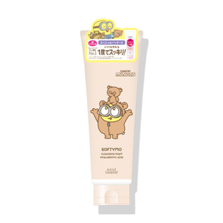 Sữa Rửa Mặt & Tẩy Trang Tạo Bọt Dưỡng Ẩm HA & Dưỡng Sáng Vitamin Softymo Phiên Bản Giới Hạn Chính Hãng Nhật Bản 190g