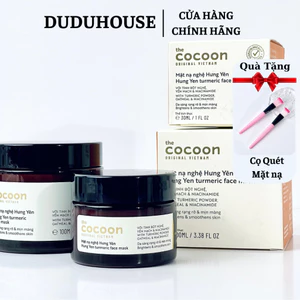Mặt Nạ Nghệ Cocoon Hưng Yên Làm Sáng Da, Mờ Thâm Mụn Kiềm Dầu Hiệu Quả 30ml Duduhouse