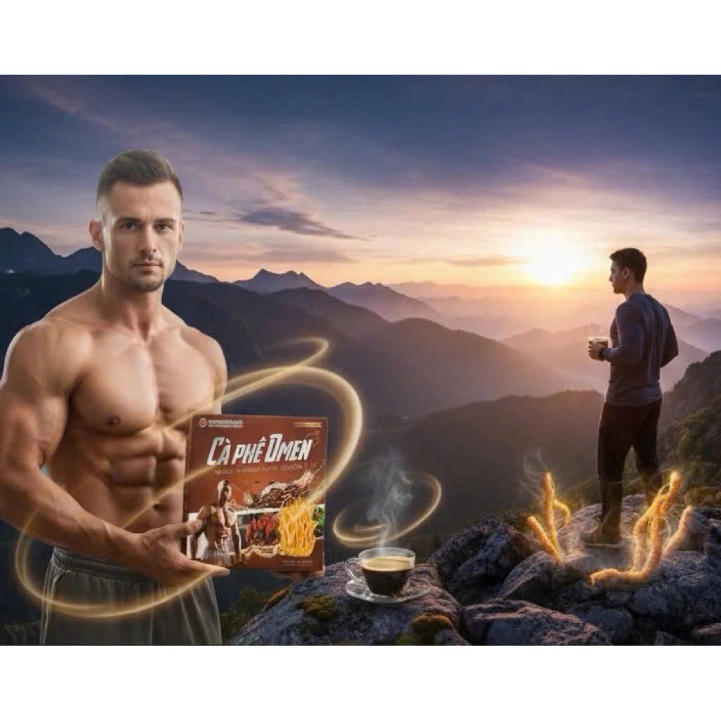 ✅ [Chính Hãng] Cà Phê Omen Hộp 15 Gói ✅ Cà phê bổ thận tráng dương tăng cường sinh lý nam đảm bảo bản lĩnh phái mạnh