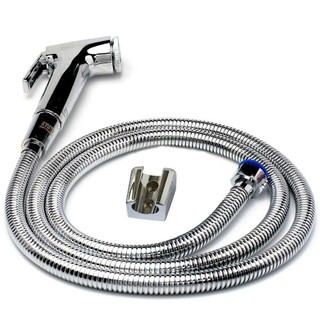 Vòi Xịt Vệ Sinh Bồn Cầu Tăng Áp Kèm Dây 1M2 Và Đế Cài, Vòi Xịt Nhà Vệ Sinh Phòng Tắm Đa Năng