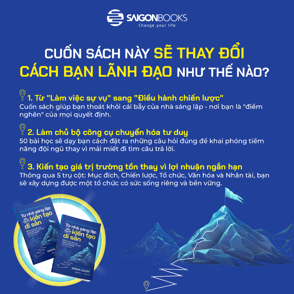 Sách - Từ Nhà Sáng Lập Đến Người Kiến Tạo Di Sản - Hoàng Mạnh Hải
