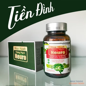 (có bán sỉ) HOẠT HUYẾT TIỀN ĐÌNH GOLD PLUS TRADIPHAR - cải thiện các triệu chứng rối loạn tiền đình - 30 viên