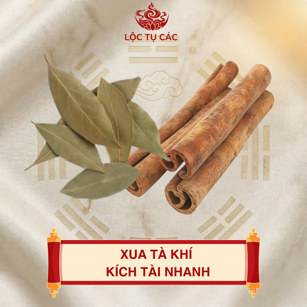 Vật phẩm, bộ ngũ lộc 6 món - Túi nhung, vàng thỏi, xu Âm Dương, lá thanh quế, tờ ngũ phúc, chỉ đỏ ( MẸO CÔ PHƯƠNG HẰNG )