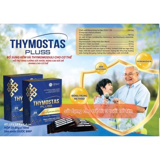 Aki Thymokid giúp tăng đề kháng cho hệ hô hấp ( hộp 20 ống) vị ngon dễ uống sử dụng cho trẻ từ 1 tuổi