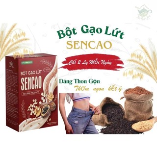 Bột Gạo Lứt Sencao Chính Hãng Cao Cấp Hộp 15 Gói ✅ Bột gạo lứt giảm cân tiêu mỡ an toàn bữa ăn phụ hoàn hảo cho nàng