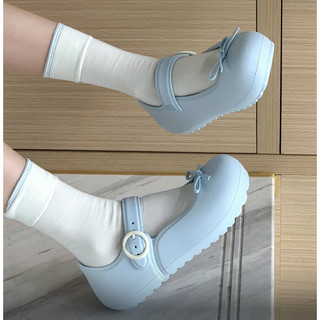[Hàng sẵn-TẶNG VỚ]GIÀY BÚP BÊ, GIÀY MARYJANE CHÂT EVA CHỐNG NƯỚC TIỆN LỢI DỄ THƯƠNG THỜI TRANG ĐÍNH NƠ BỀN BỈ CHẮC CHẮN