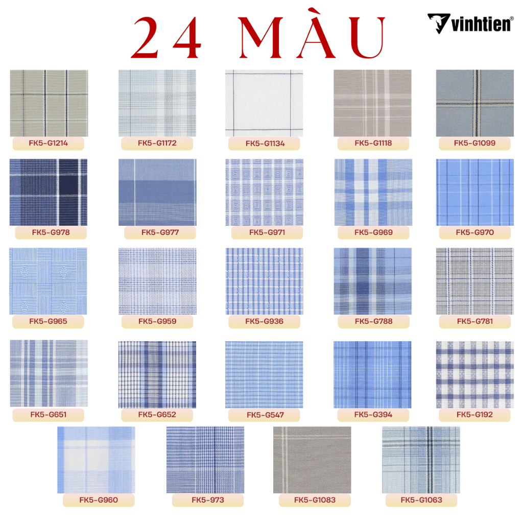 Áo Sơ Mi Nam Dài Tay Caro Vải Bamboo Vạt Bầu Form Regular Vĩnh Tiến 495 - Nhiều Màu (Giỏ 2)