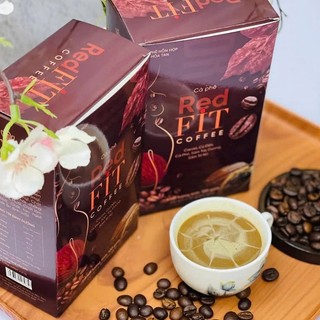Cà Phê Red Fit Chính Hãng Cao Cấp Hộp 12 Gói ✅ Cà phê giảm cân giảm béo tiêu mỡ kiểm soát cân nặngcân bằng vóc dáng