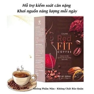 ✅ Cà phê giảm cân Red Fit [Chính Hãng Cao Cấp] ✅ Cà phê giảm béo tiêu mỡ kiểm soát cân nặng cân bằng vóc dáng hộp 12 gói