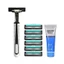 Combo 72 Lưỡi Dao Cạo Râu + 2 Cán Dao Tặng 2 Lọ Gel Làm Mềm Râu và Hộp Nhựa Đựng Cán(quangthuyet)
