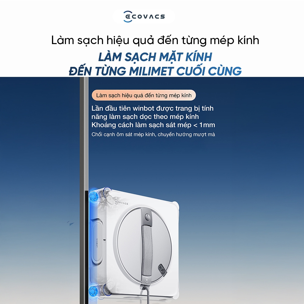 Robot lau kính Ecovacs Winbot W2S Omni 2027 - Trạm đa năng - Chống rơi an  toàn | Shopee Việt Nam