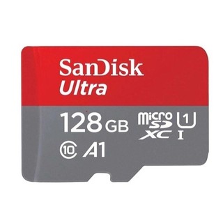 Thẻ nhớ MicroSDXC SanDisk Ultra A1 128GB 800x U1 đọc 140MB/s, ghi 35MB/s hỗ trợ video 2K (Đỏ)
