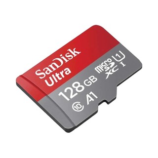 Thẻ nhớ MicroSDXC SanDisk Ultra A1 128GB 800x U1 đọc 140MB/s, ghi 35MB/s hỗ trợ video 2K (Đỏ)
