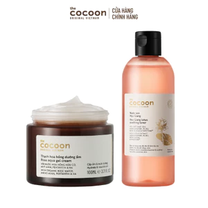 Combo Thạch hoa hồng 100ml + Nước sen Hậu Giang Cocoon 310ml