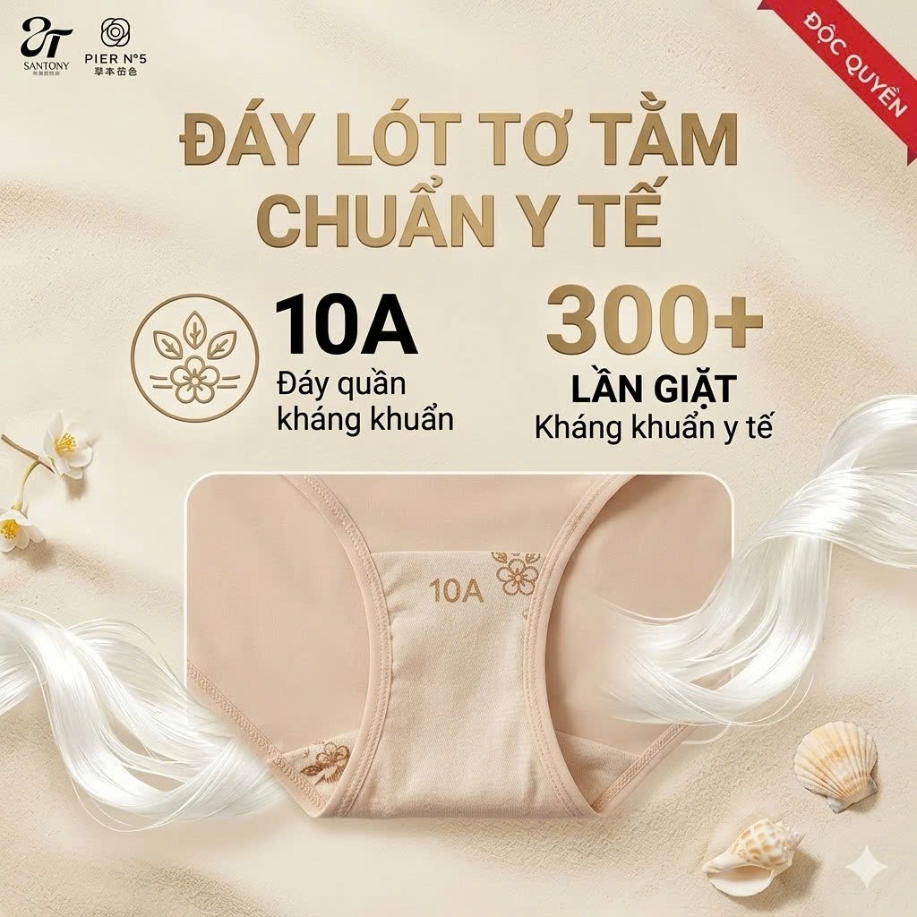 Set Nội Y Đi Biển Santony SET519 - Tàng Hình Hương Sơn Trà PIER N°5