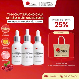 Combo 3 Serum KIHASU Collagen Hỗ Trợ Giảm Mụn, Làm Đều Màu Da 50ML