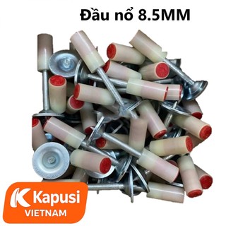 Hộp 200 Đinh Bắn Ty Thẳng Kapusi 8.5mm 2 cỡ dài 4.2cm hoặc 3.2cm – Bắn Xuyên Thép, Bê Tông, Tường Gạch