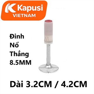 Hộp 200 Đinh Bắn Ty Thẳng Kapusi 8.5mm 2 cỡ dài 4.2cm hoặc 3.2cm – Bắn Xuyên Thép, Bê Tông, Tường Gạch